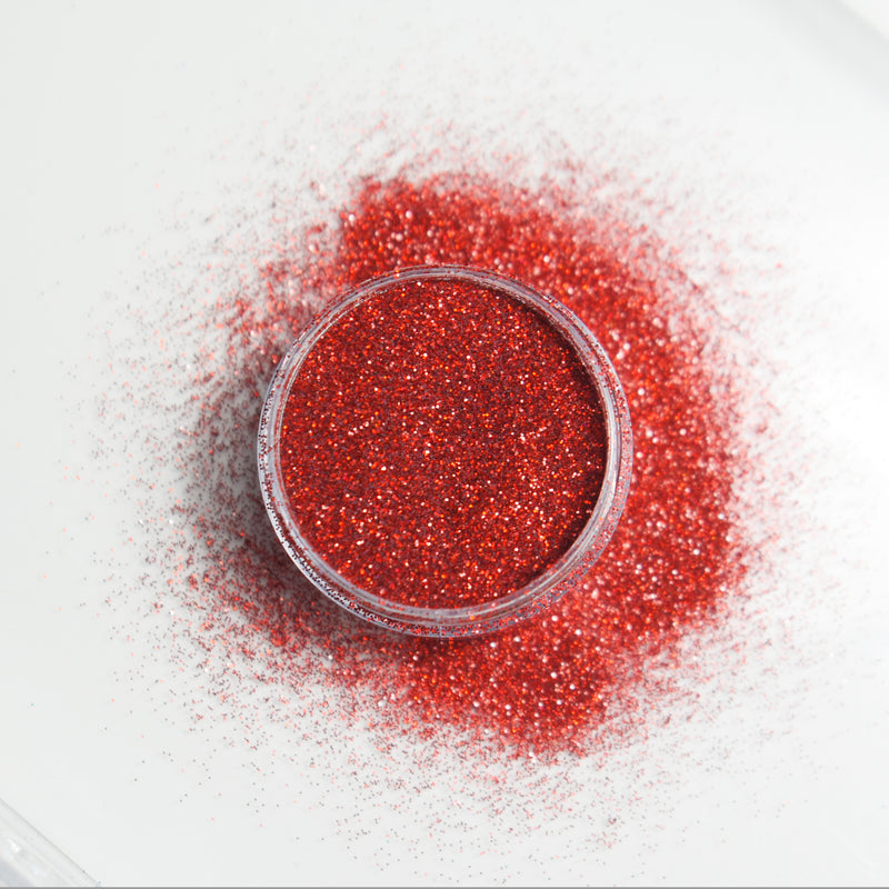 N.O.T.D Holographic Red Magma Glitter
