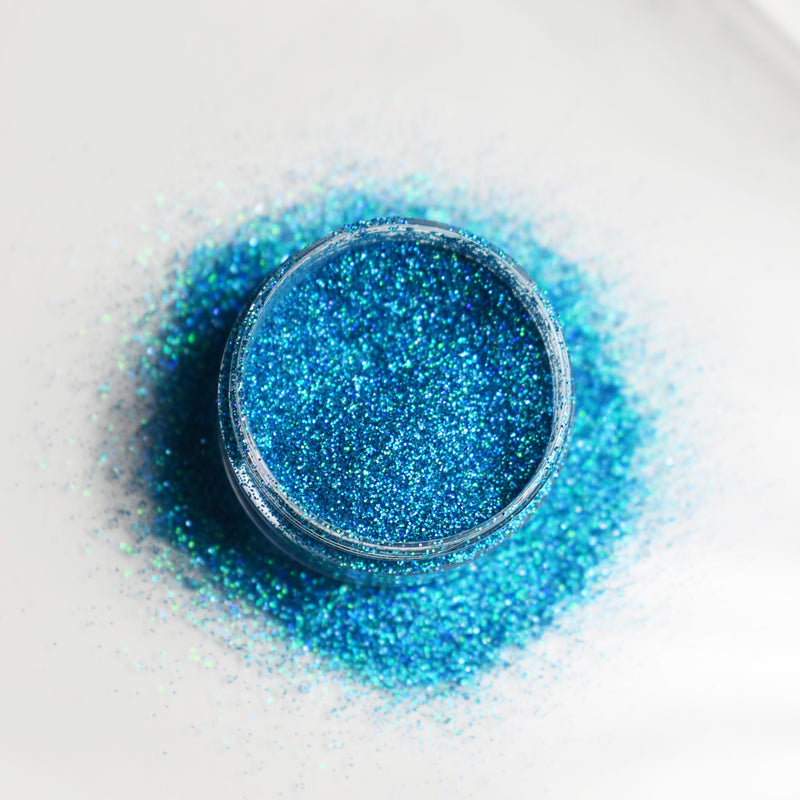 N.O.T.D Holographic Capri Blue Glitter