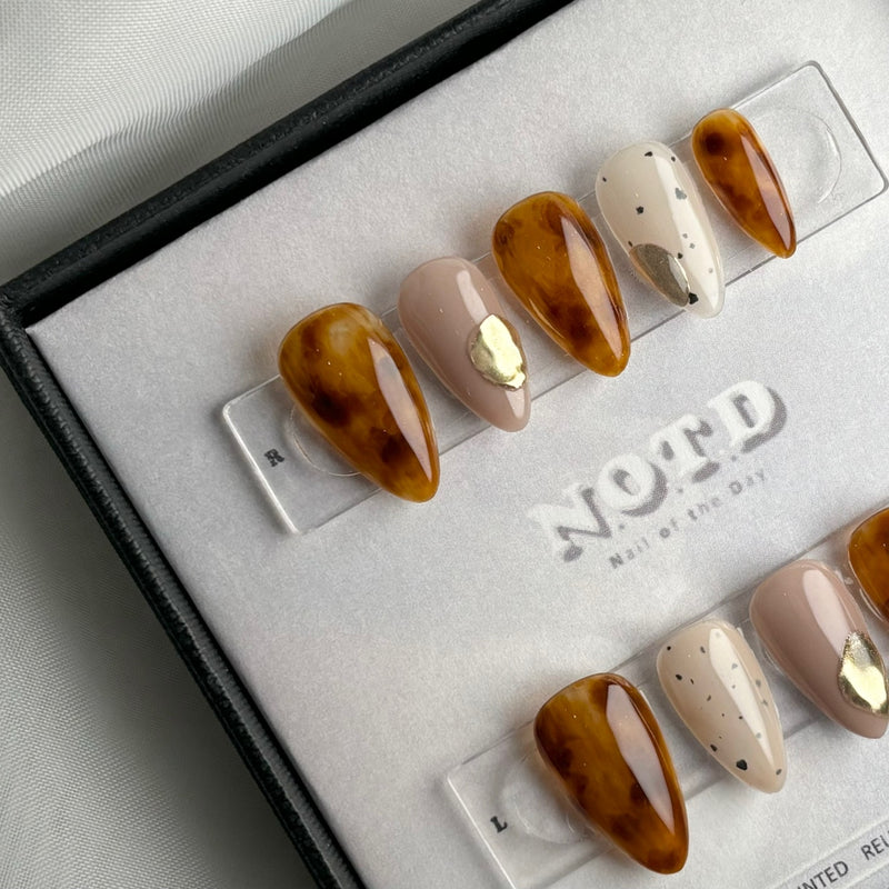 Marble nail art, Press On Nails, korean nails, instagram Nails