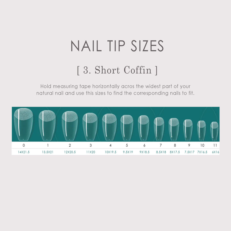 How to order Press-On Nails (Sizing & Shapes guide)