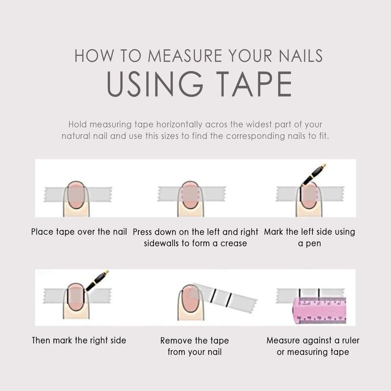 How to order Press-On Nails (Sizing & Shapes guide)